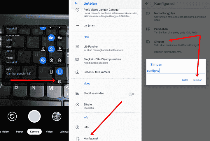 Buat File Config GCAM